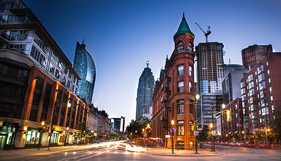 Beautiful downtown Toronto is no stranger to alcohol addiction and temptation around every corner